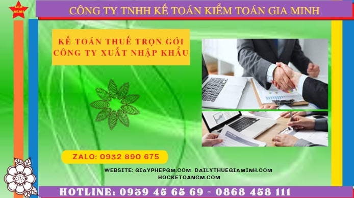 Công ty dịch vụ kế toán xuất nhập khẩu uy tín tại Sơn La