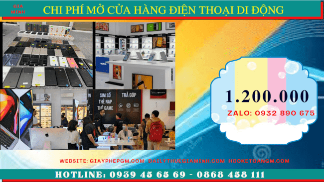 CÁCH ĐĂNG KÝ KINH DOANH CỬA HÀNG ĐIỆN THOẠI TẠI NHÀ 5 Đăng ký kinh doanh cửa hàng điện thoại tốn bao nhiêu tiền