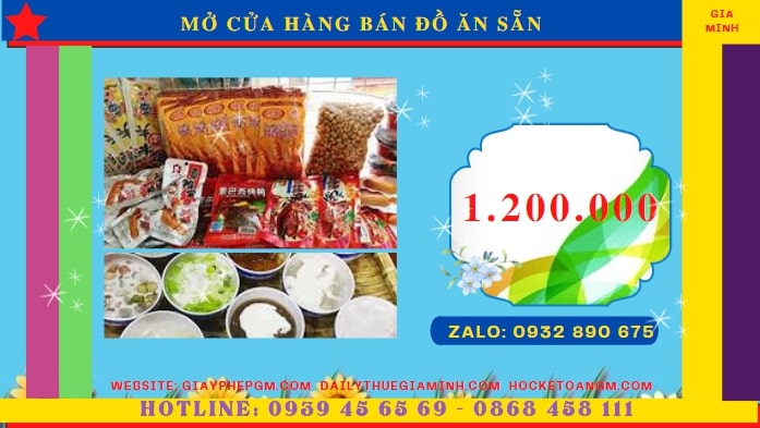 Mở cửa hàng bán đồ ăn sẵn tại bình định 5 Đăng ký mở cửa hàng bán đồ ăn sẵn tại Bình Định tốn bao nhiêu tiền