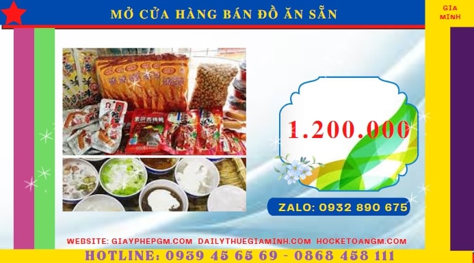 Mở cửa hàng bán đồ ăn sẵn tại đà nẵng 5 Đăng ký mở cửa hàng bán đồ ăn sẵn tại Đà Nẵng tốn bao nhiêu tiền