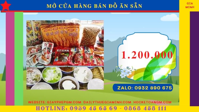 MỞ CỬA HÀNG BÁN ĐỒ ĂN SẴN TẠI NINH BÌNH 5 Đăng ký mở cửa hàng bán đồ ăn sẵn tại Ninh Bình tốn bao nhiêu tiền
