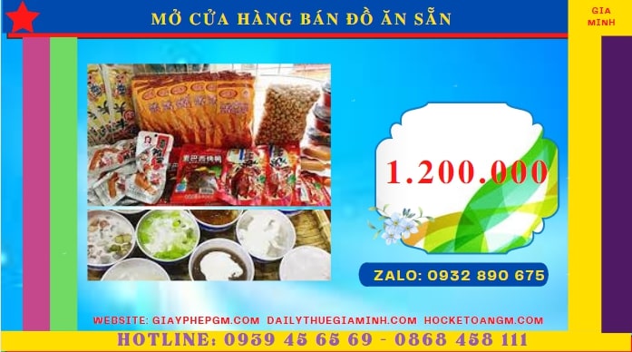 MỞ CỬA HÀNG BÁN ĐỒ ĂN SẴN TẠI TUYÊN QUANG 5 Đăng ký mở cửa hàng bán đồ ăn sẵn tại Tuyên Quang tốn bao nhiêu tiền