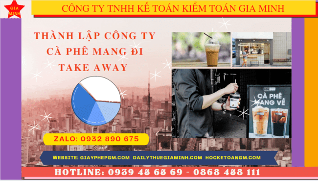 Thành lập công ty cà phê mang đi take away 6 Đăng ký thành lập doanh nghiệp cà phê mang đi take away
