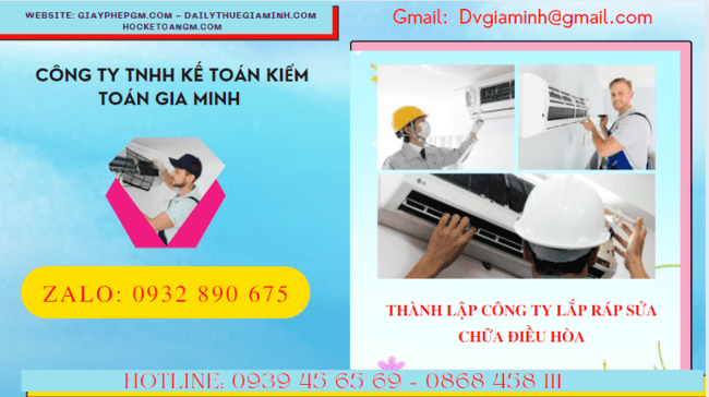 THÀNH LẬP CÔNG TY LẮP RÁP SỬA CHỮA ĐIỀU HÒA TẠI ĐÀ NẴNG 6 Đăng ký thành lập doanh nghiệp lắp ráp sửa chữa điều hòa tại Đà Nẵng