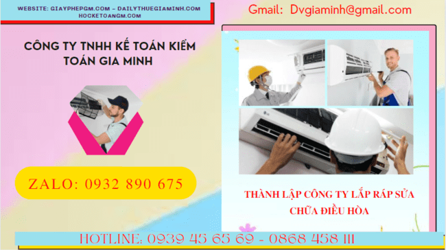 THÀNH LẬP CÔNG TY LẮP RÁP SỬA CHỮA ĐIỀU HÒA TẠI QUẢNG NGÃI 6 Đăng ký thành lập doanh nghiệp lắp ráp sửa chữa điều hòa tại Quảng Ngãi