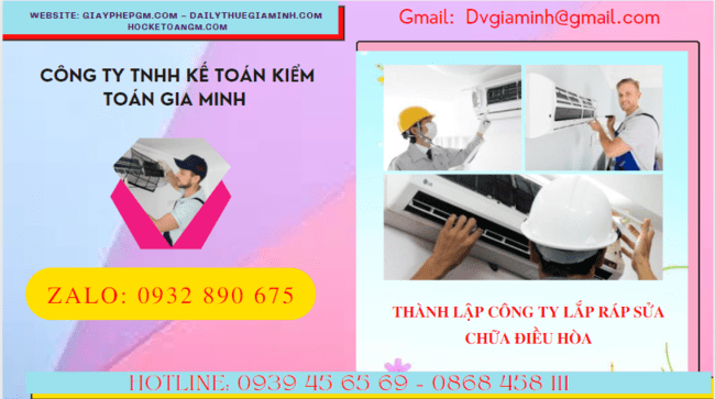 Đăng ký thành lập doanh nghiệp lắp ráp sửa chữa điều hòa tại Sóc Trăng