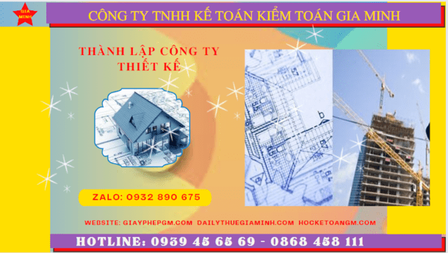 Đăng ký thành lập doanh nghiệp thiết kế xây dựng uy tín tại TPHCM