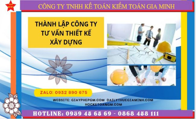 Đăng ký thành lập doanh nghiệp tư vấn thiết kế xây dựng tại Bắc Giang