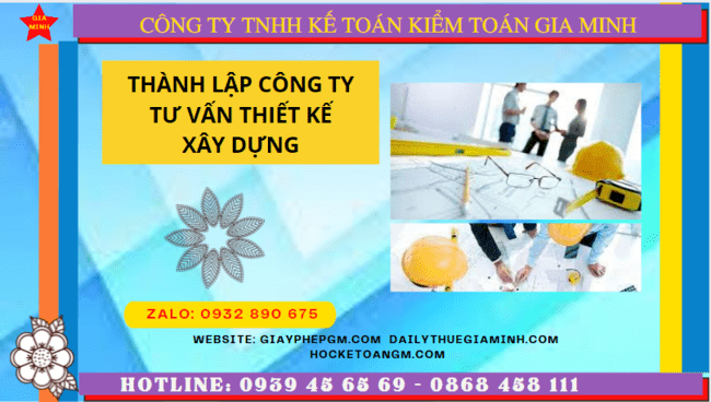 Đăng ký thành lập doanh nghiệp tư vấn thiết kế xây dựng tại Bình Dương