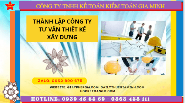 Đăng ký thành lập doanh nghiệp tư vấn thiết kế xây dựng tại Bình Phước