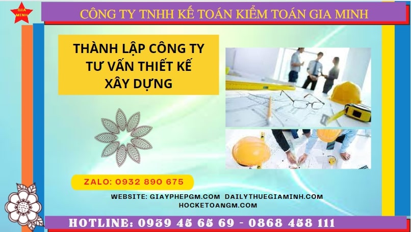 Đăng ký thành lập doanh nghiệp tư vấn thiết kế xây dựng tại Lai Châu