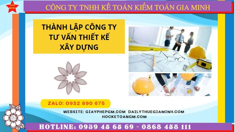Đăng ký thành lập doanh nghiệp tư vấn thiết kế xây dựng tại Nam Định