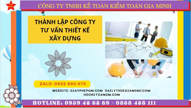 Đăng ký thành lập doanh nghiệp tư vấn thiết kế xây dựng tại Ninh Bình