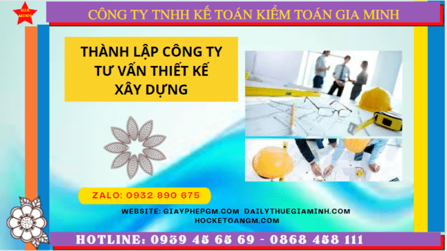 Thành lập công ty tư vấn thiết kế xây dựng tại tây ninh 8 Đăng ký thành lập doanh nghiệp tư vấn thiết kế xây dựng tại Tây Ninh