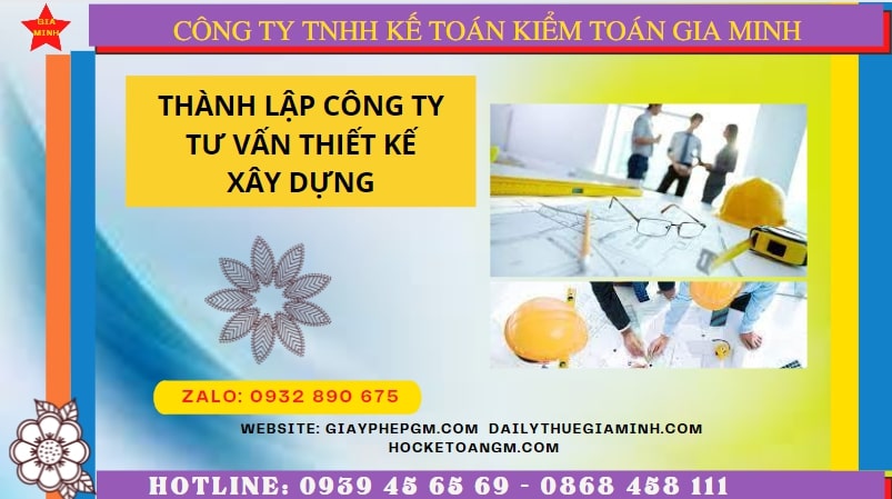 Đăng ký thành lập doanh nghiệp tư vấn thiết kế xây dựng tại Thành Phố Hà Nội