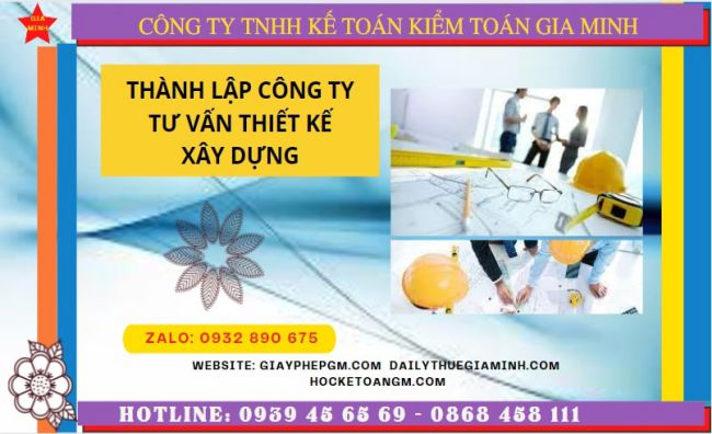 Đăng ký thành lập doanh nghiệp tư vấn thiết kế xây dựng tại Thành Phố Hải Phòng