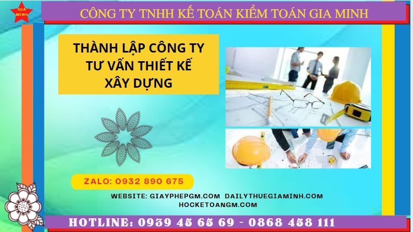 Đăng ký thành lập doanh nghiệp tư vấn thiết kế xây dựng tại TP Cần Thơ