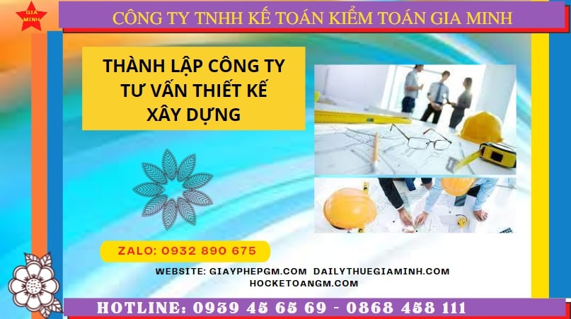 Đăng ký thành lập doanh nghiệp tư vấn thiết kế xây dựng tại TP Hải Phòng