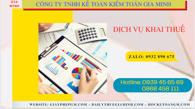 DỊCH VỤ KHAI THUẾ ĐẮK LẮK 6 Dịch vụ báo cáo thuế - kế toán thuế trọn gói tại Đắk Lắk