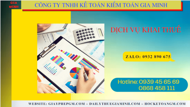 DỊCH VỤ KHAI THUẾ THANH HÓA 6 Dịch vụ báo cáo thuế - kế toán thuế trọn gói tại Thanh Hóa