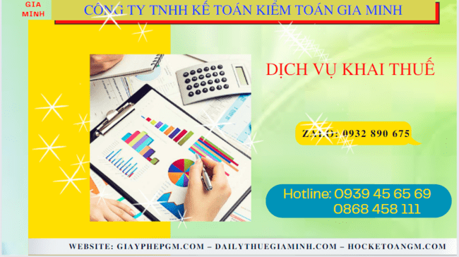 Dịch vụ báo cáo thuế - kế toán thuế trọn gói tại Thành phố Châu Đốc