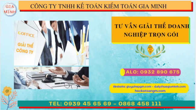 Tư Vấn Giải Thể Doanh Nghiệp Trọn Gói Tại TPHCM – Nhanh Gọn, Đúng Luật, Chi Phí Hợp Lý 4 Dịch vụ giải thể doanh nghiệp trọn gói tại TPHCM