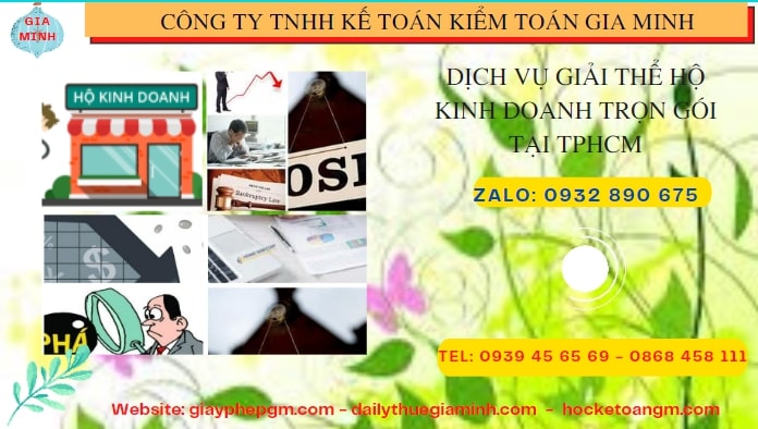 Dịch vụ giải thể trọn gói hộ kinh doanh tại Bến Tre
