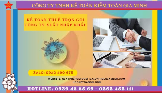 Dịch vụ kế toán công ty xuất nhập khẩu tại Bắc Giang