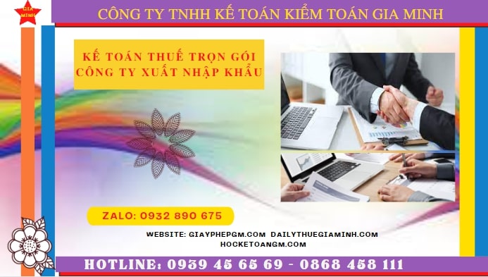 Dịch vụ kế toán công ty xuất nhập khẩu tại Bắc Kạn