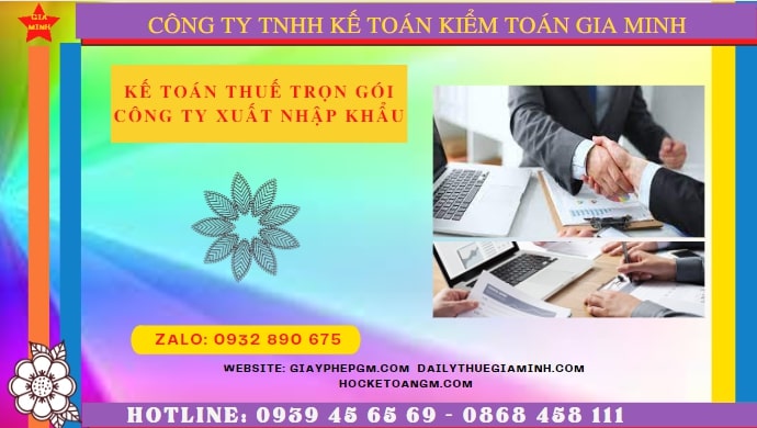 Dịch vụ kế toán công ty xuất nhập khẩu tại Cao Bằng
