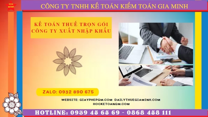 Dịch vụ kế toán công ty xuất nhập khẩu tại Lạng Sơn