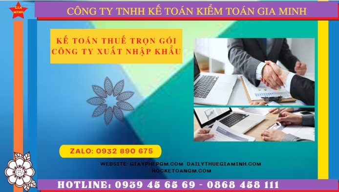 Dịch vụ kế toán công ty xuất nhập khẩu tại Sơn La