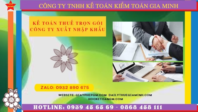 Dịch vụ kế toán công ty xuất nhập khẩu tại Thành Phố Hà Nội