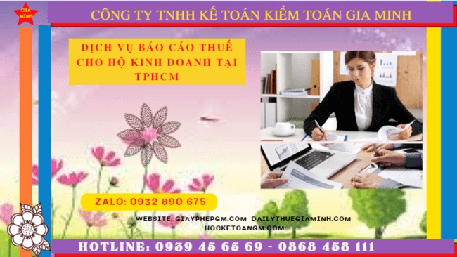 Dịch vụ báo cáo thuế cho hộ kinh doanh tại Thái Nguyên
