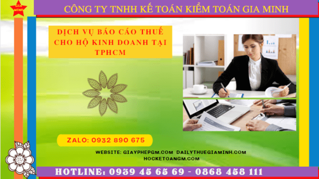Dịch vụ báo cáo thuế cho hộ kinh doanh tại TP Hưng Yên 6 Dịch vụ báo cáo thuế cho hộ kinh doanh tại TP Hưng Yên