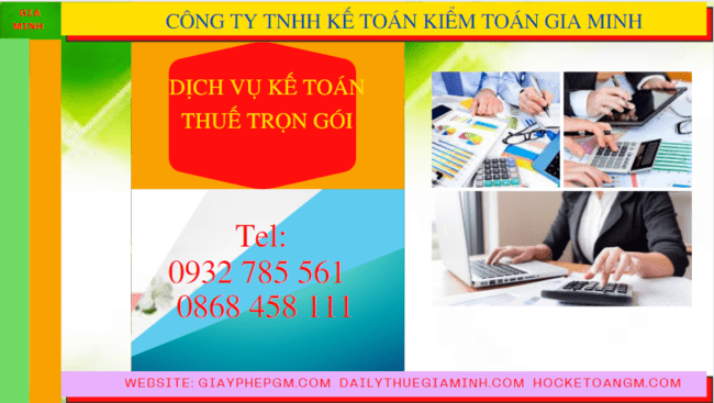 Dịch vụ kế toán thuế trọn gói uy tín nhất tại Thành phố Bắc Giang