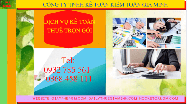 Dịch vụ kế toán thuế trọn gói uy tín nhất tại TT Huế