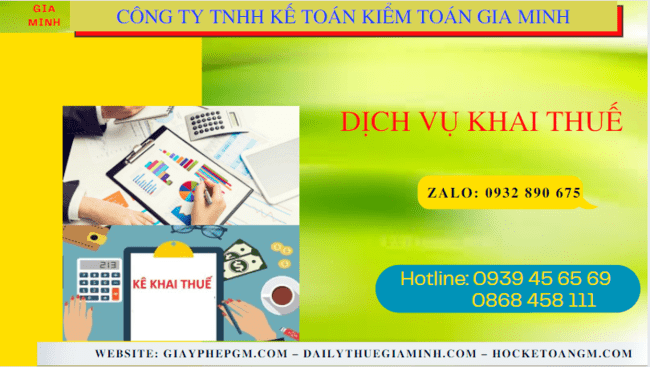 DỊCH VỤ KHAI THUẾ THANH HÓA 4 Dịch vụ khai báo thuế trọn gói giá rẻ tại Thanh Hóa