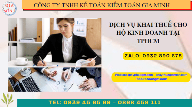 Dịch vụ khai nộp thuế cho hộ kinh doanh tại Thành phố Châu Đốc