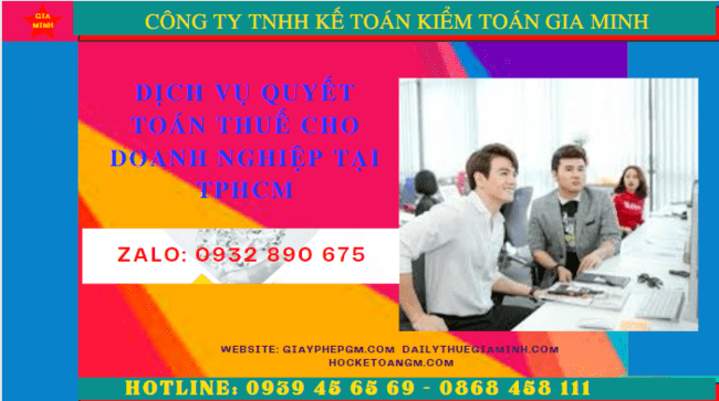Dịch vụ quyết toán thuế cho doanh nghiệp tại Thành Phố Thủ Đức 6 Dịch vụ quyết toán thuế cho doanh nghiệp tại Thành Phố Thủ Đức