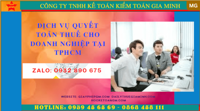 Dịch vụ quyết toán thuế cho doanh nghiệp tại Bình Định 4 Dịch vụ quyết toán thuế thu nhập doanh nghiệp tại Bình Định