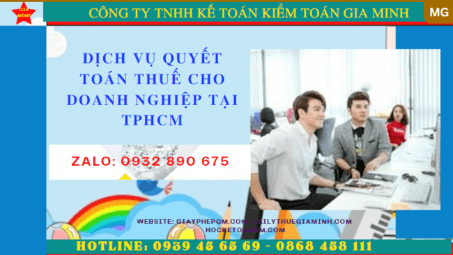 Dịch vụ quyết toán thuế thu nhập doanh nghiệp tại Thành Phố Hồ Chí Minh