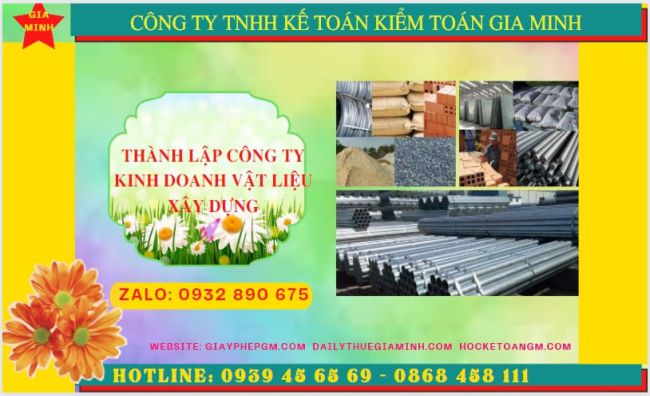 Thành Lập Công Ty Chuyên Kinh Doanh Vật Liệu Xây Dựng Tại Cao Bằng – Dịch Vụ Tư Vấn Trọn Gói