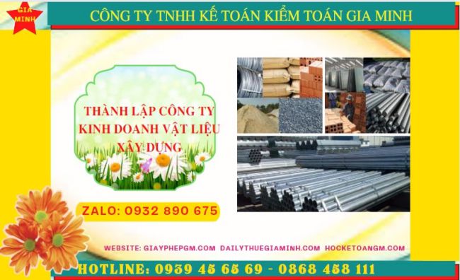 THÀNH LẬP CÔNG TY CHUYÊN KINH DOANH VẬT LIỆU XÂY DỰNG TẠI KON TUM 5 Dịch vụ thành lập công ty buôn bán vật liệu xây dựng tại Kon Tum