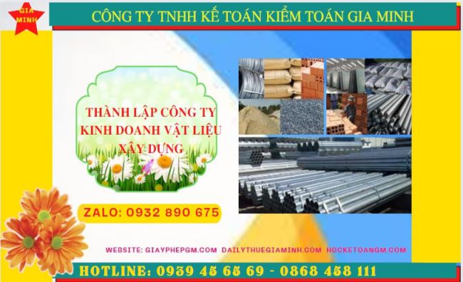 THÀNH LẬP CÔNG TY CHUYÊN KINH DOANH VẬT LIỆU XÂY DỰNG TẠI THÀNH PHỐ HUẾ 4 Dịch vụ thành lập công ty buôn bán vật liệu xây dựng tại Thành Phố Huế