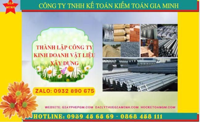 Thành lập công ty kinh doanh vật liệu xây dựng tại Thành phố Châu Đốc – Hướng dẫn đầy đủ 2025 4 Dịch vụ thành lập công ty buôn bán vật liệu xây dựng tại Thành phố Châu Đốc