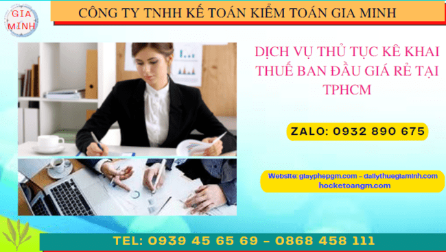 Dịch vụ kê khai thuế ban đầu giá rẻ tại Cao Bằng
