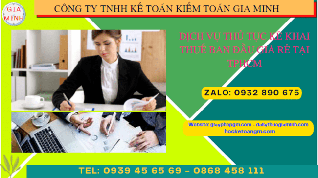 Dịch vụ kê khai thuế ban đầu giá rẻ tại Đồng Nai
