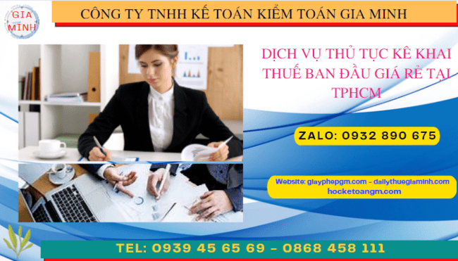 Dịch vụ kê khai thuế ban đầu giá rẻ tại Kon Tum