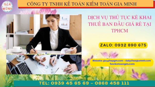 Dịch vụ kê khai thuế ban đầu giá rẻ tại Lai Châu – Nhanh chóng, uy tín 6 Dịch vụ kê khai thuế ban đầu giá rẻ tại Lai Châu